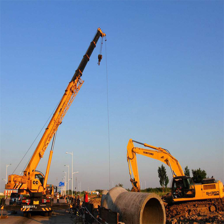 文登25吨吊车吊8吨,最远吊多少米